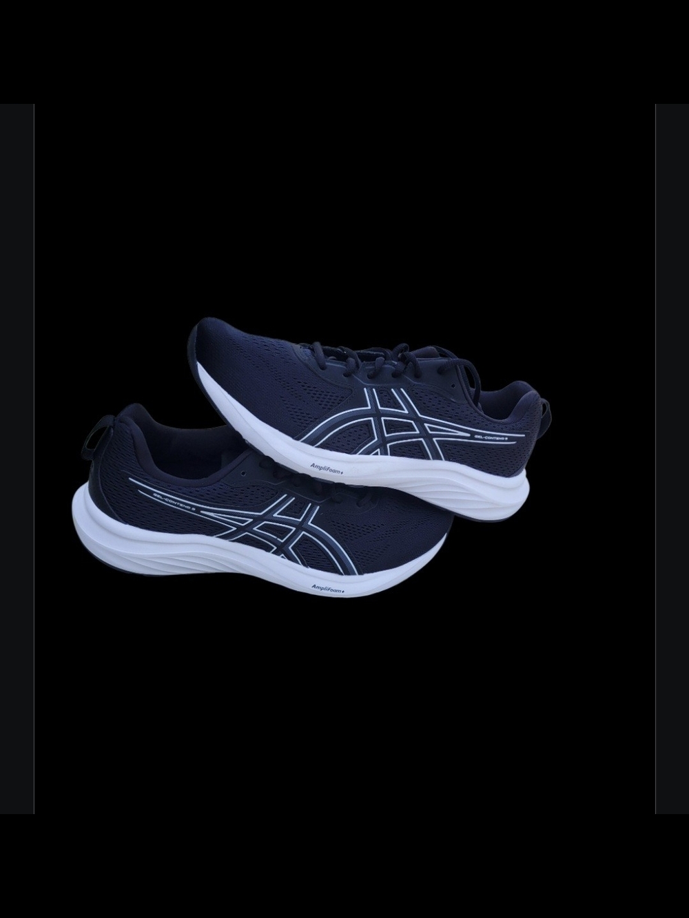 ASICS Black & White Running Shoes